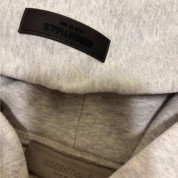 Fear of God Essentials Grey Hoodie - Picture 2 of 7